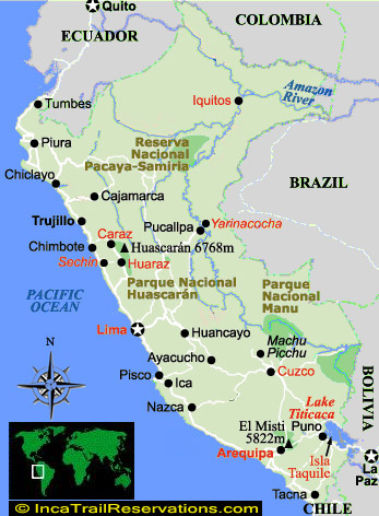 peru map